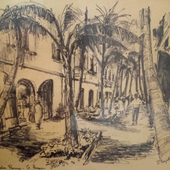 Framed Set of Print Drawings by P Sigal and Jas F Murray - Picture 13 of 15